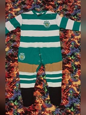 SCP Sporting Portugal Footed Onesie